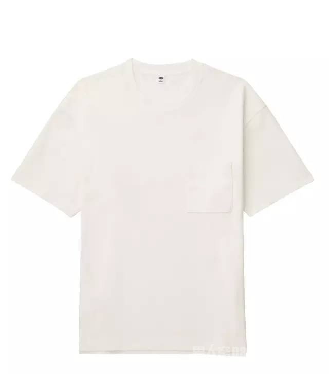 Uniqlo 口袋白T恤 