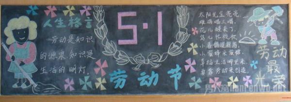 五一劳动节黑板报内容