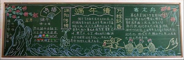 端午节黑板报版面设计