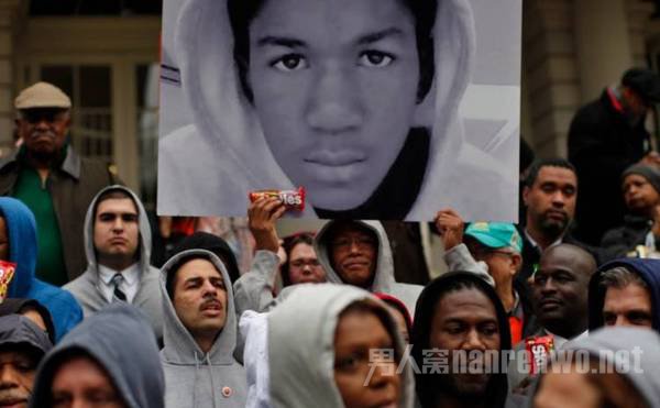 遇害者Trayvon Martin肖像