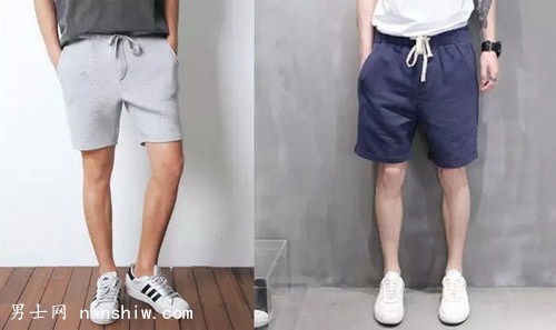 夏季时尚抽绳短裤2种穿搭法，做潮男快学起来