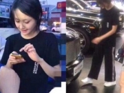 郑爽现身二手车行疑似买豪车 网友：这是要走霸道总裁范儿？