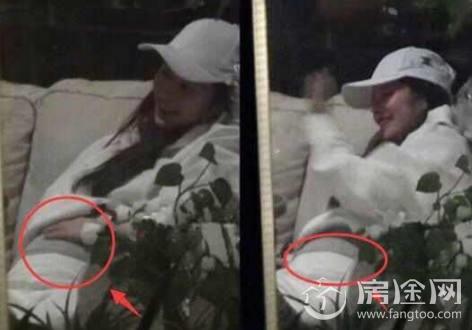 颖儿孕肚照曝光 大肚明显依偎付辛博 为何选择生日公布？