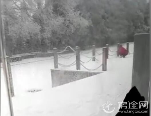 张家界麦当劳职员疑路边挖雪制餐 致多人腹泻 1分钟视频流出 门店：正调查