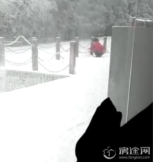 张家界麦当劳职员疑路边挖雪制餐 致多人腹泻 1分钟视频流出 门店：正调查