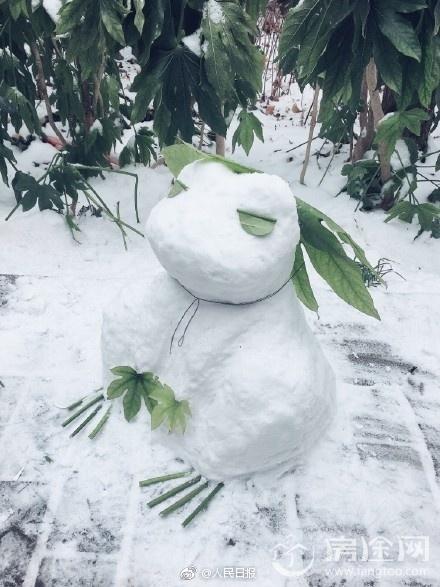 高手在民间这些雪人的造型你服不服