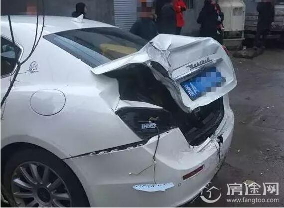 开玛莎拉蒂去拜年被撞  看到处理单后土豪车主竟说了这句话