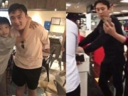 王思聪被大妈合影黑脸 王思聪被疑一脸嫌弃发型成亮点