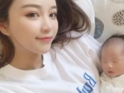 雪梨首晒儿子正脸照模仿孩子说话难掩少女本色 王思聪前女友雪梨儿子正面照