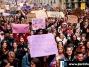 西班牙妇女节罢工530万人走上街头呼吁性别平等
