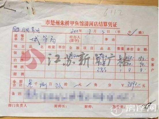 公职人员吃甲鱼打白条 白吃6年留13张白条拖欠近2万 相关责任人受党纪政纪处分