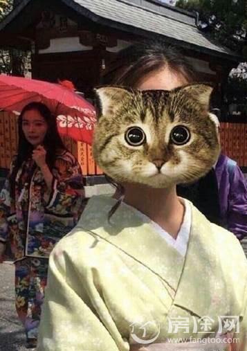 杨幂穿和服拍照外型甜美